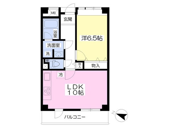 コーポレート成増の物件間取画像